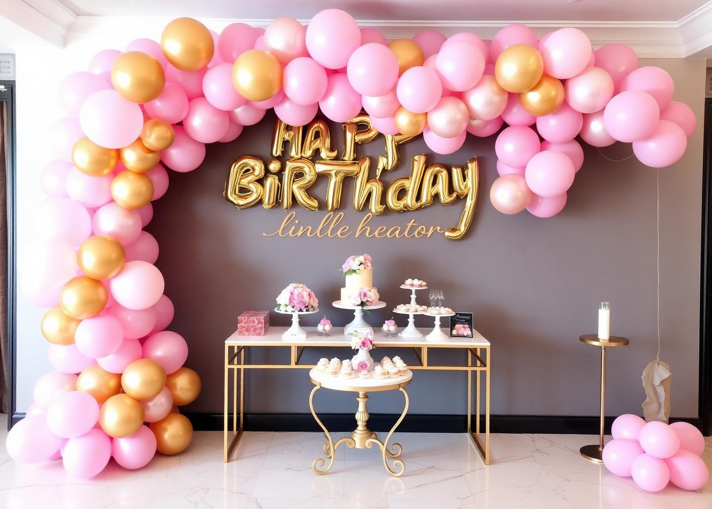 Blush & Gilt Birthday